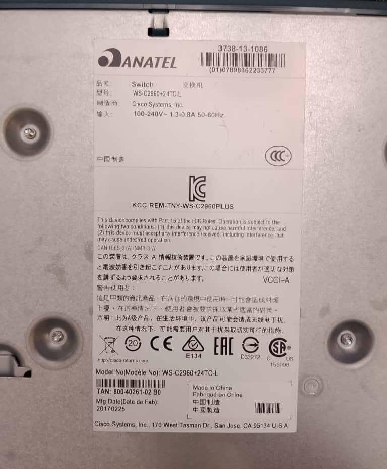 Switch Cisco Catalyst 2960 Plus