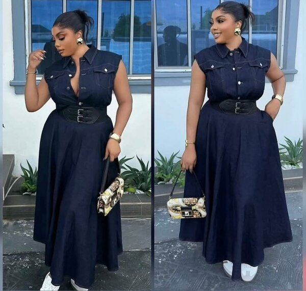 Robe en jean élégante