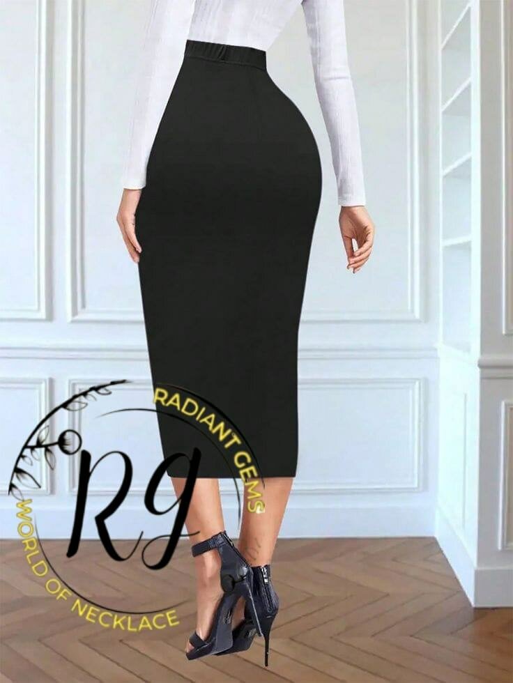 Jupe Crayon Élégante Noire