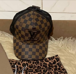 brown ysl cap