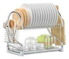 2-Layer Dish Drainer Rack
