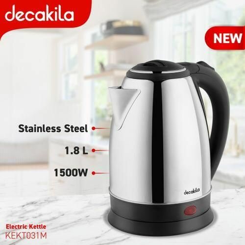 Bouilloire Électrique Inox 1.8L