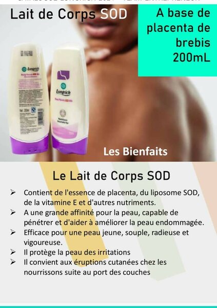 SOD Body Lotion with Sheep Placenta