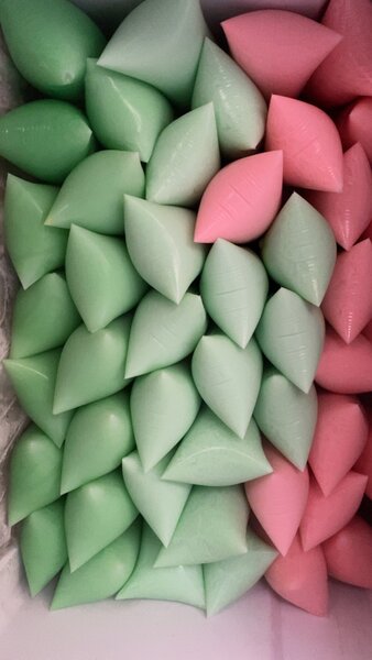 15Pochettes glacées colorées