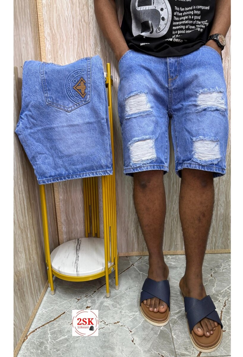 Shorts en Jean Décontractés Homme