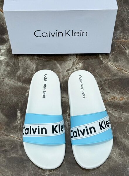Calvin Klein Claquettes Bleu