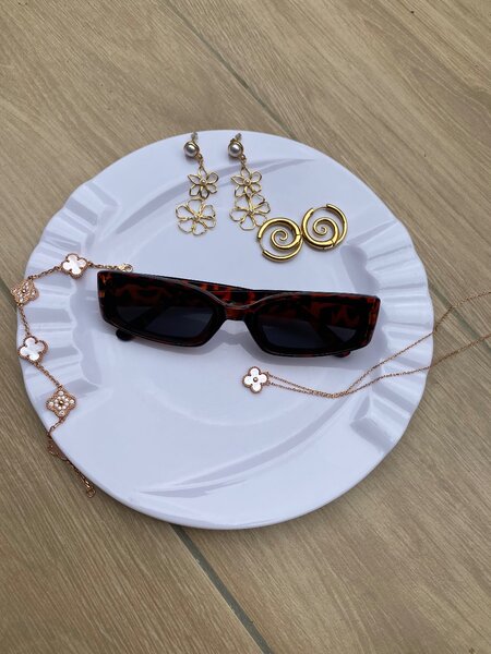 Lunettes de Soleil Léopard Élégantes