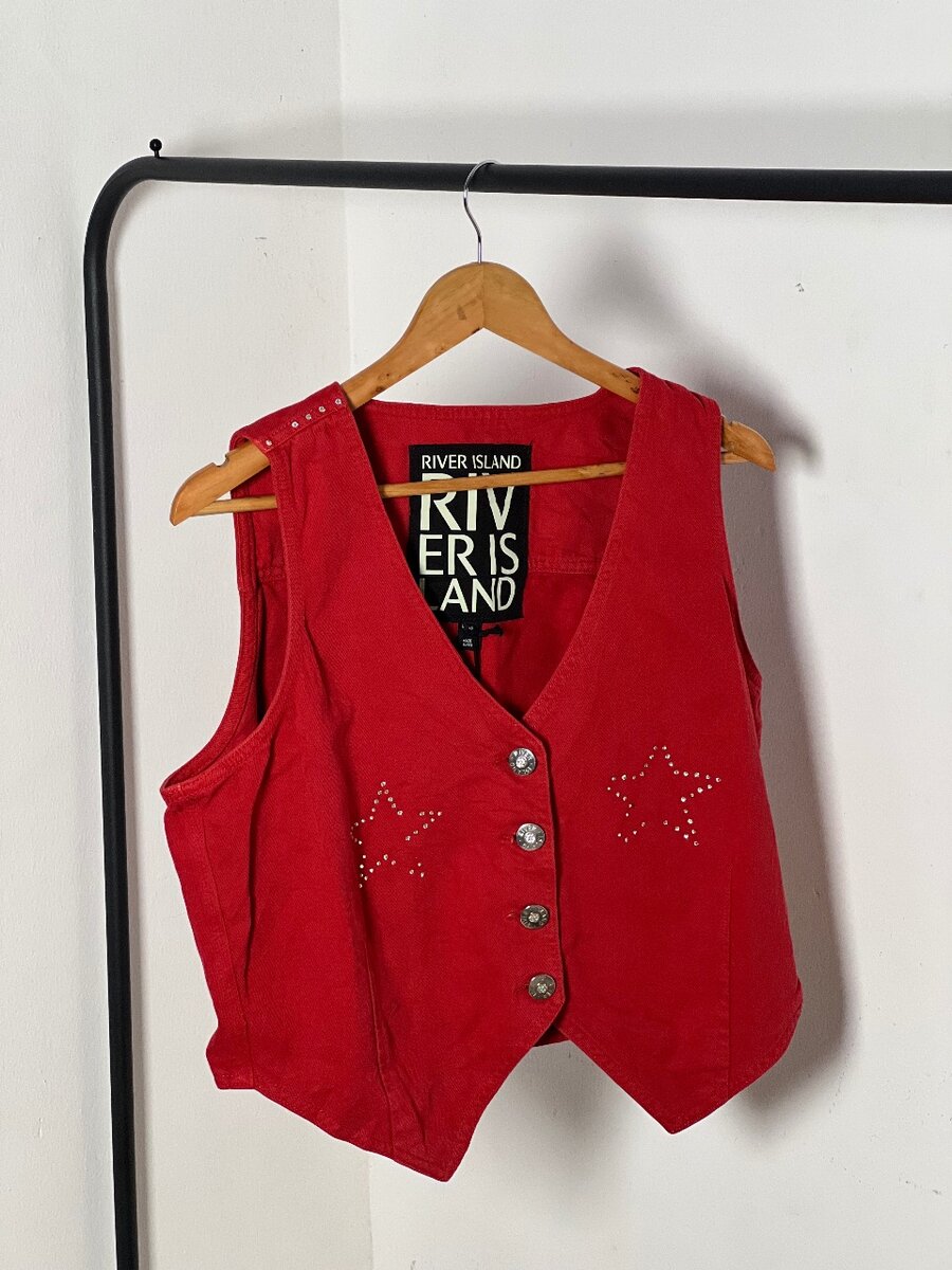 River Island denim vest
