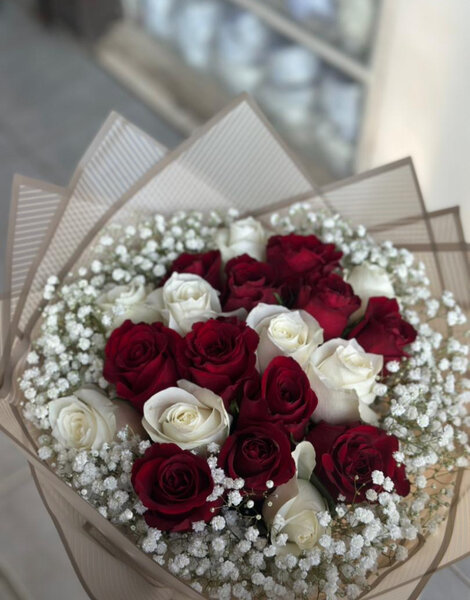 Bouquet de roses élégantes