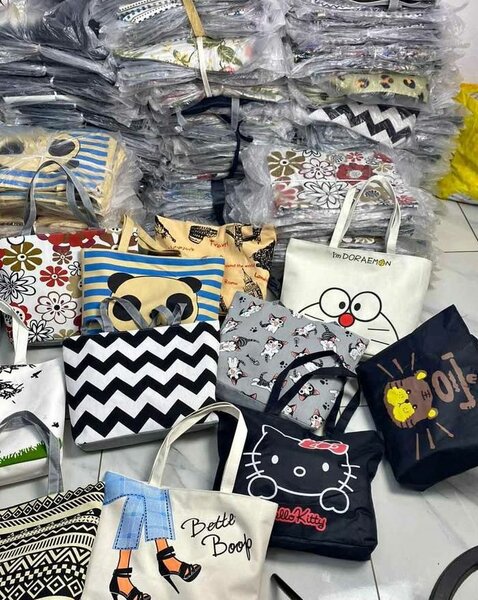 Sac cabas réutilisable pour femme