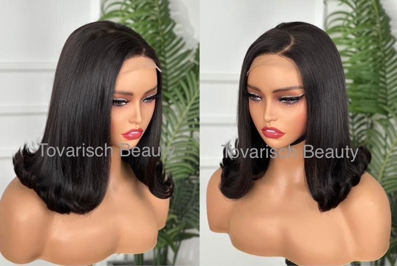 14 inches layered wig