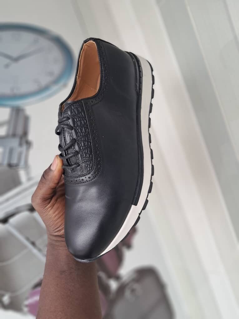 Sneakers en cuir élégants