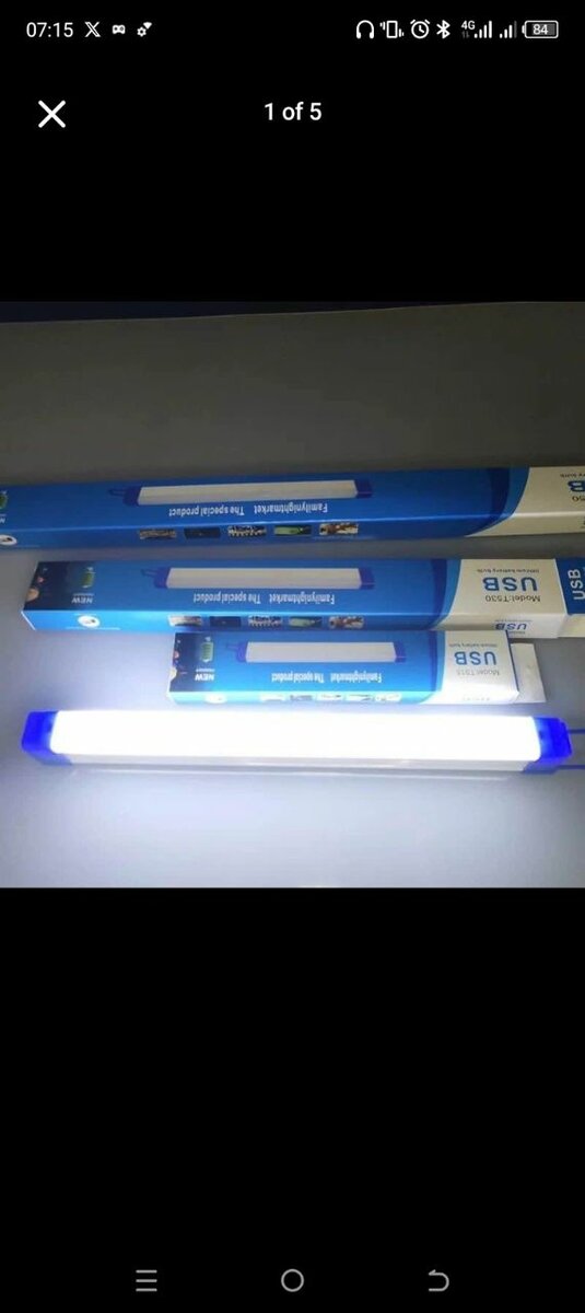 Rechargeable led lights strong battery lasts 8hrs