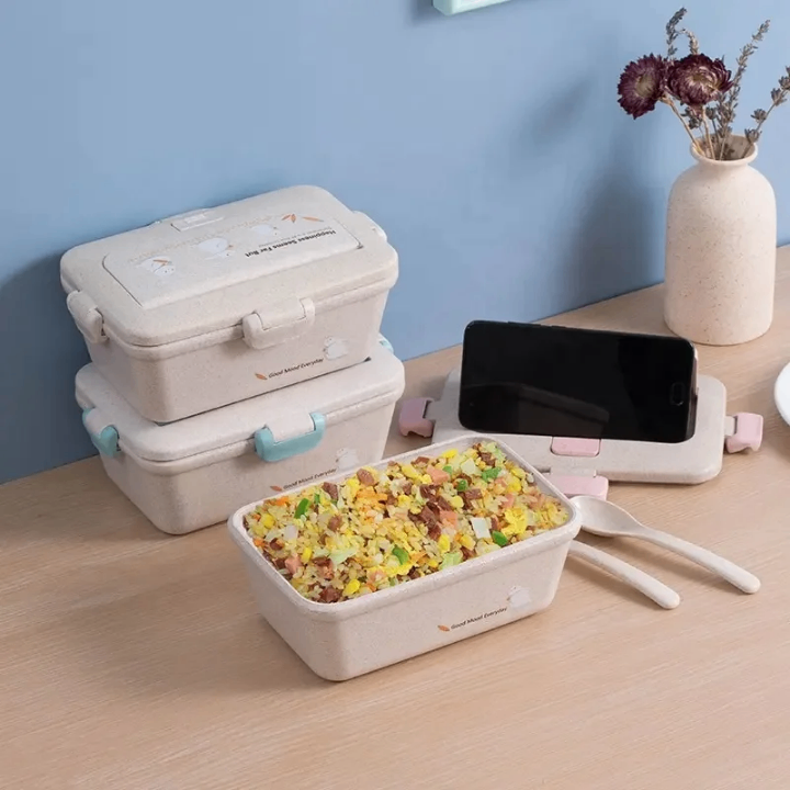 Boîte à lunch compartimentée éco