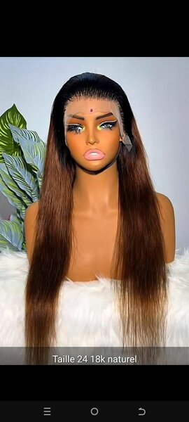 Perruque Lace Front Lisse 24"