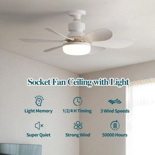 Ventilateur de Plafond LED Silencieux