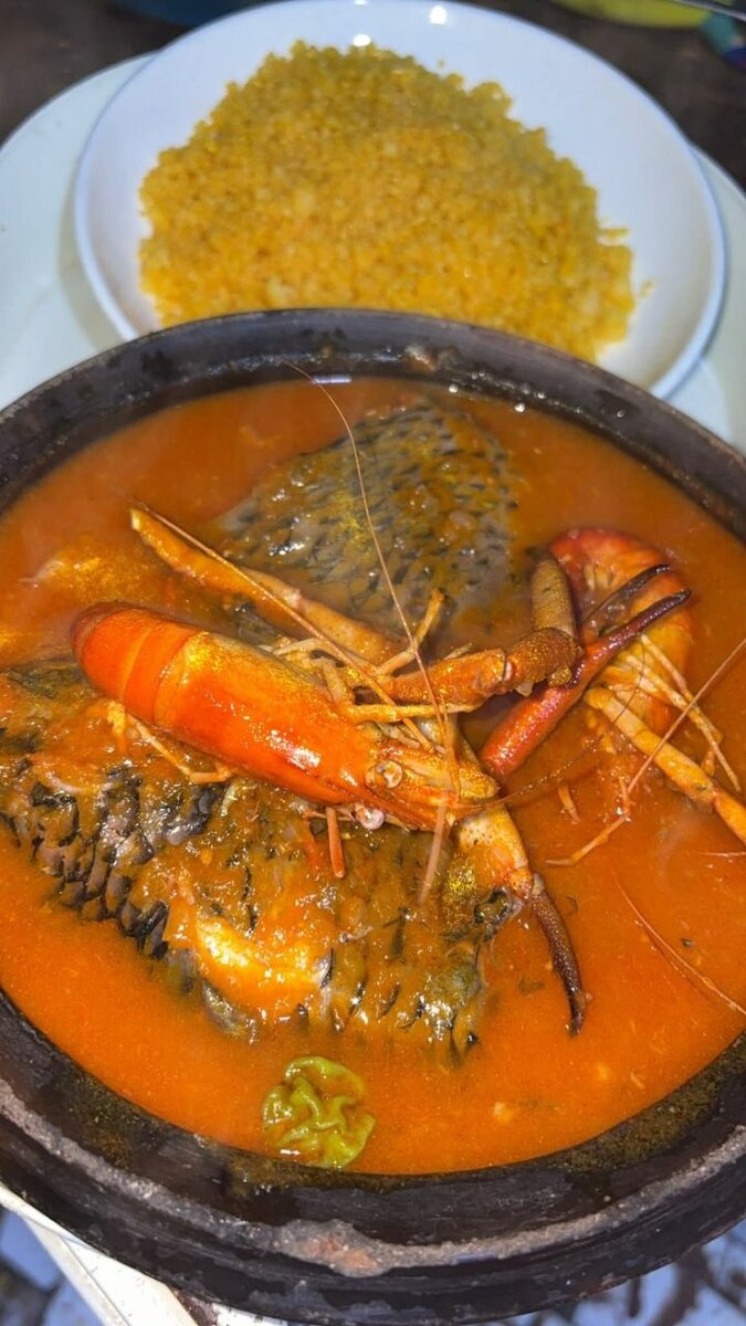 Soupe de poissons carpe