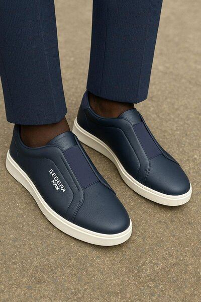 Sneakers homme élégants en cuir