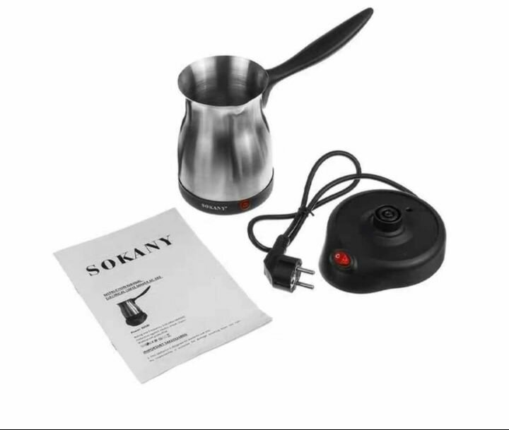 Sokany Cafetière Électrique Inox