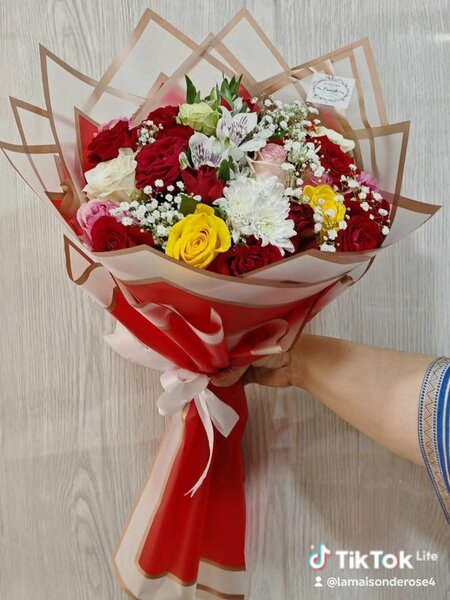 Bouquet de fleurs colorées