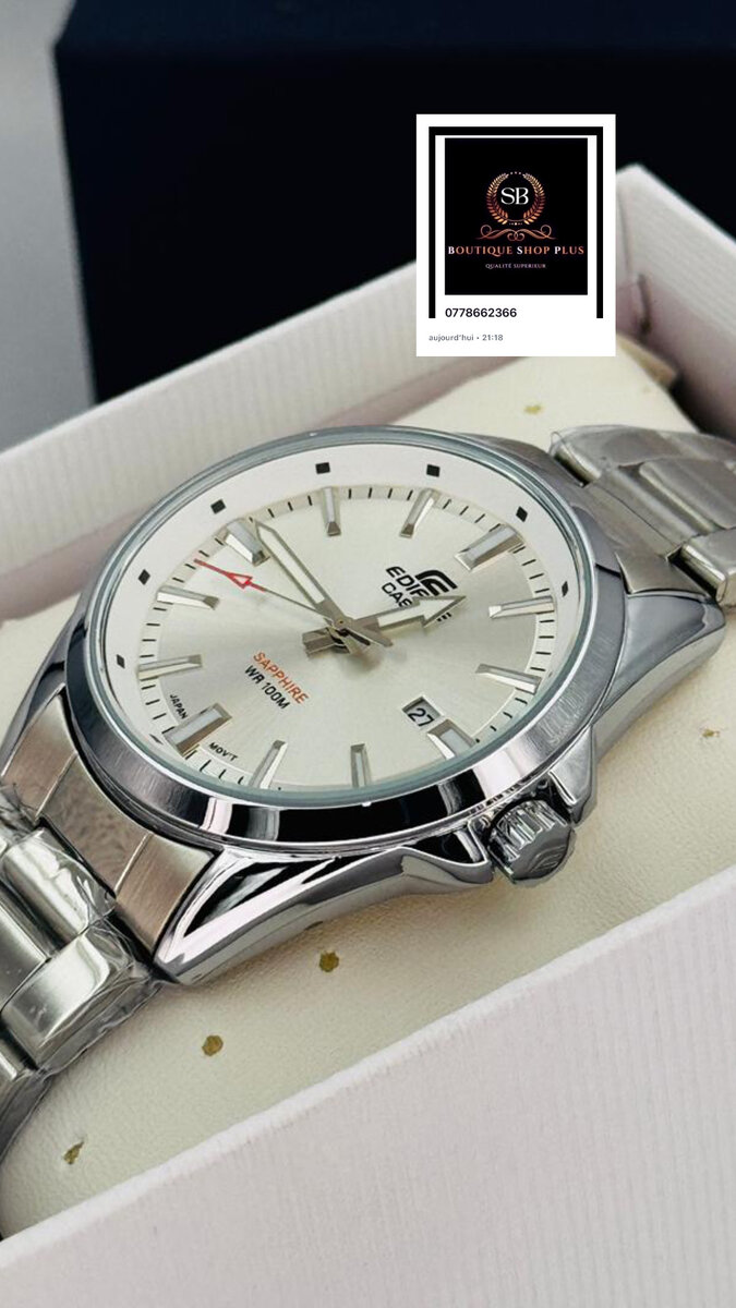 Montre Homme Acier Inoxydable