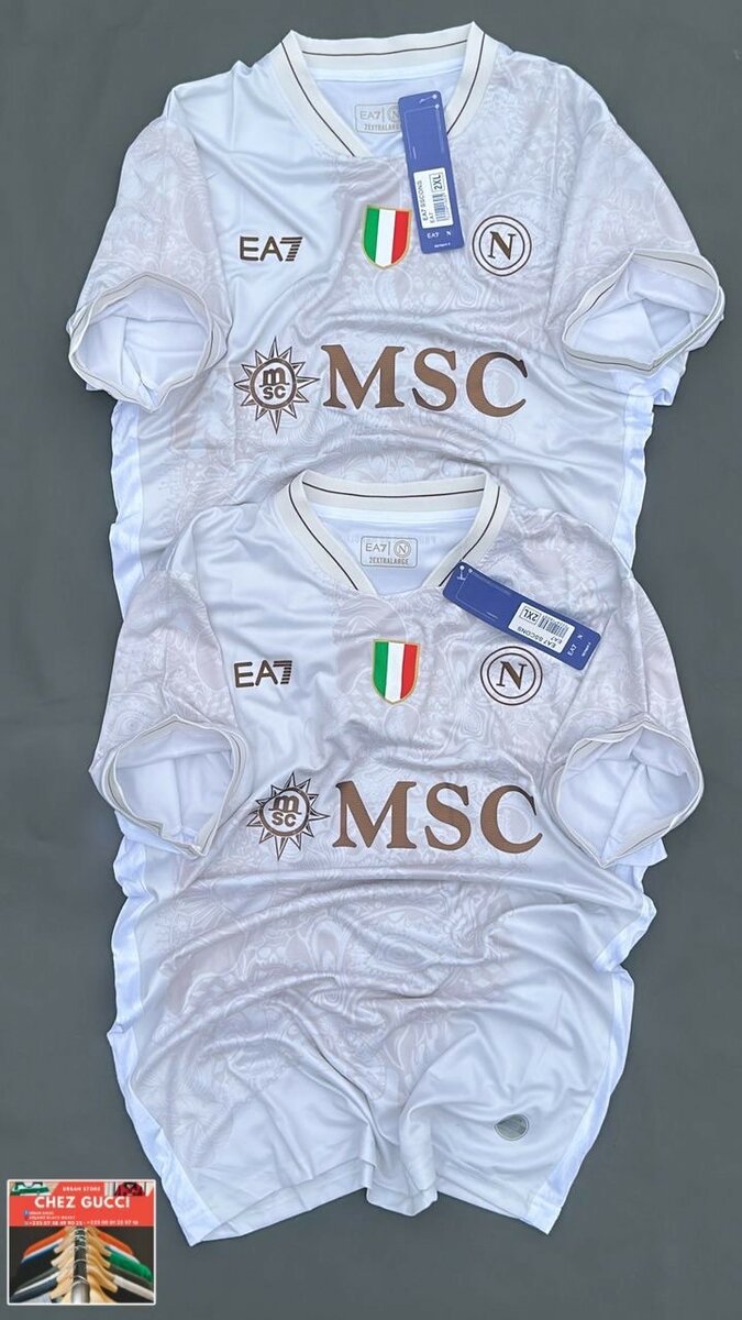 Maillot de football Napoli blanc