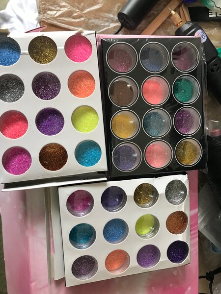 Palette de fards à paupières brillants