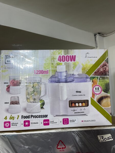 Processeur alimentaire 4 en 1 400W