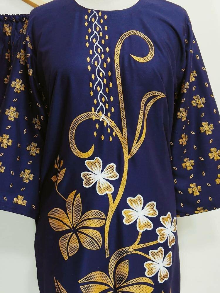 2pcs printed lawn suit