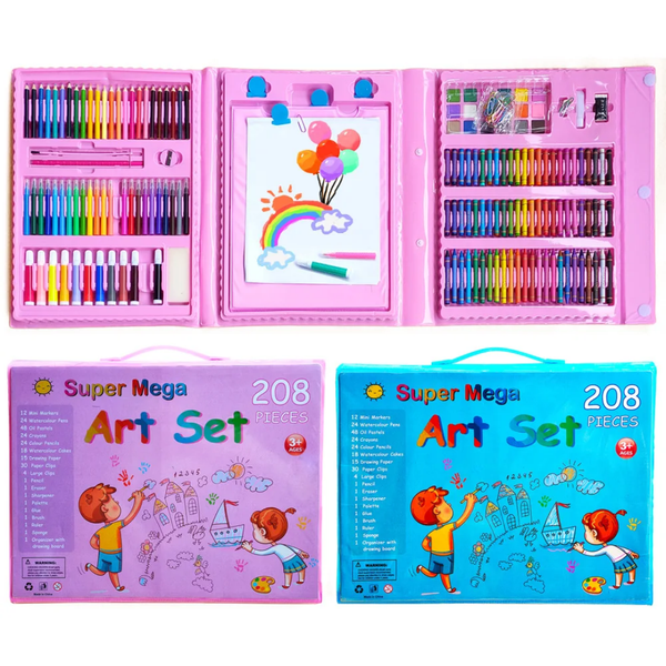 Super Mega Coffret d'Art 208 Pièces