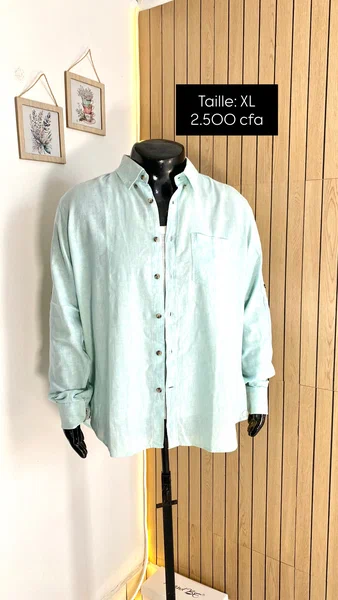 Chemise Blanche Décontractée XL