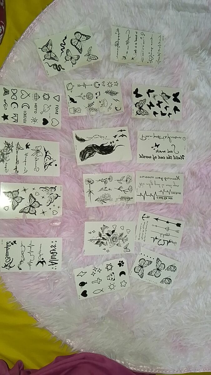 Tatouages Temporaires Floraux et Papillons