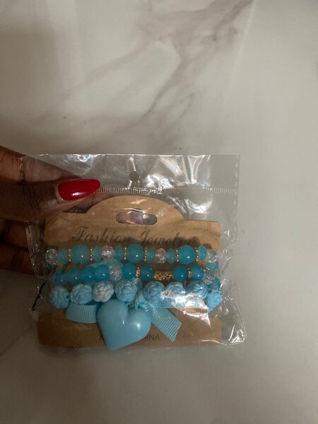 Bracelets Bleu Coeur