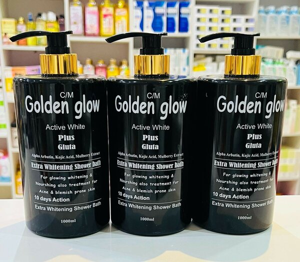 Golden Glow Active White Extra Whitening Shower Bath