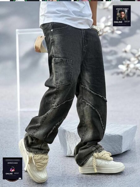 Jeans noirs vintage homme