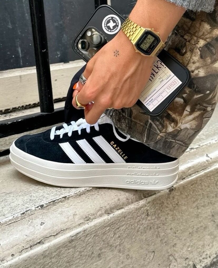 ADIDAS GAZELLE BOLD NOIR (avec le carton)