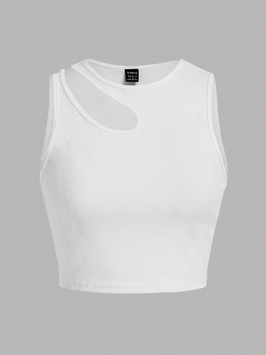 Débardeur Femme Découpe Élégante