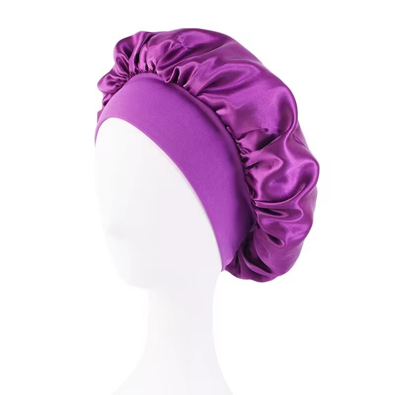 Bonnet de nuit en satin