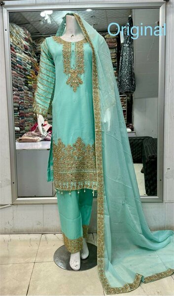 Embroidery suit