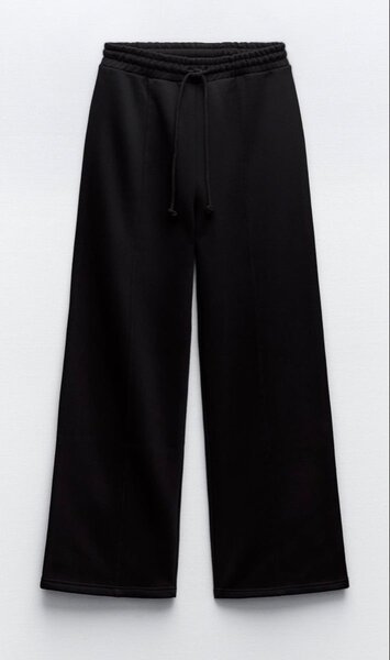 Jogging large noir confortable