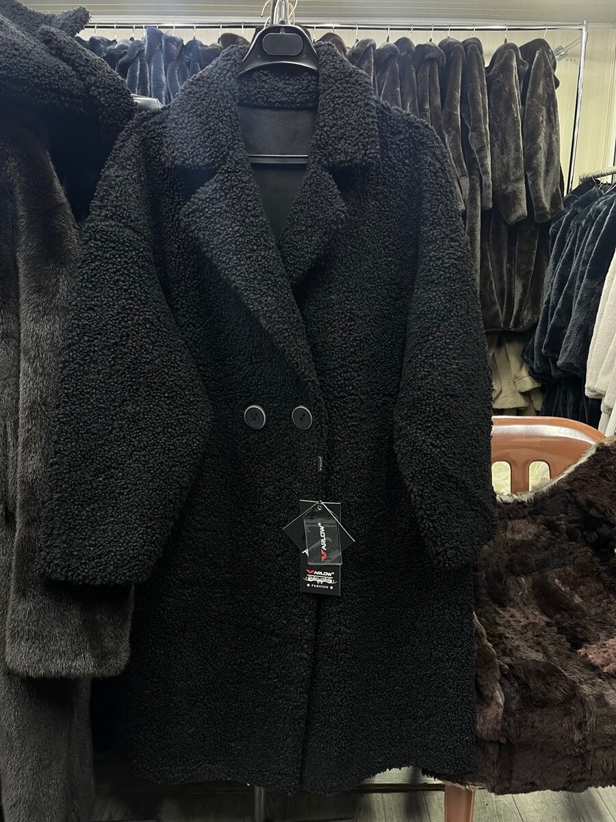 Пальто Тедди Две стороны могут носить, легко чистить, два ра