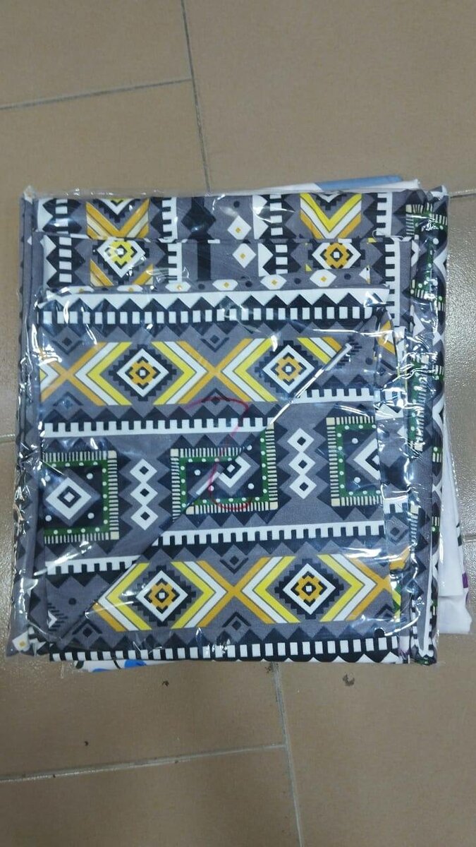 Draps de lit deux places et deux taies 100%coton