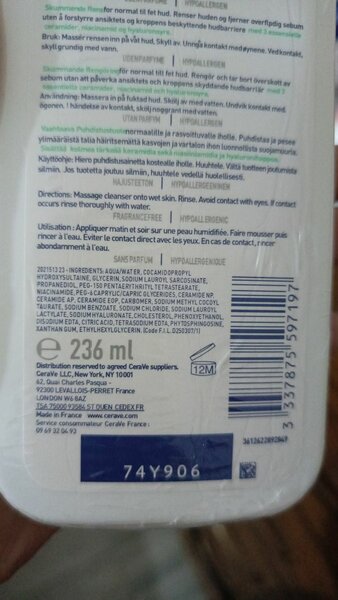 Cera ve original cleanser