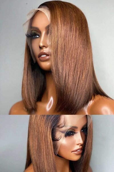 Perruque bob longueur 12