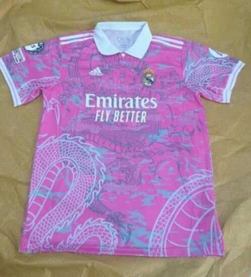 Maillot de football rose