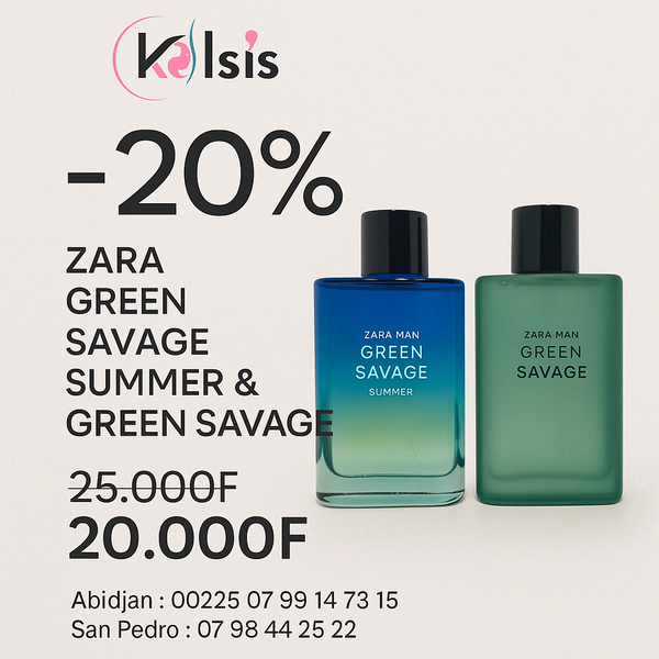 ZARA COFFRET GREEN SAVAGE/SUMM