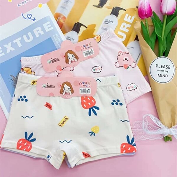 6 boxers enfant 100% coton