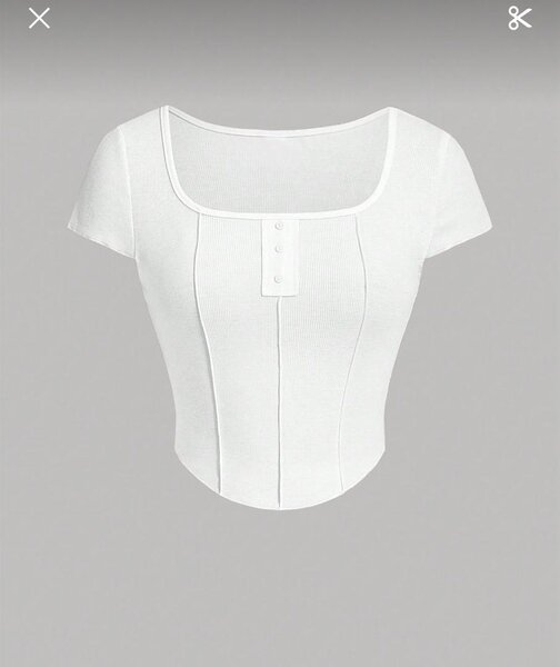 Top côtelé blanc femme