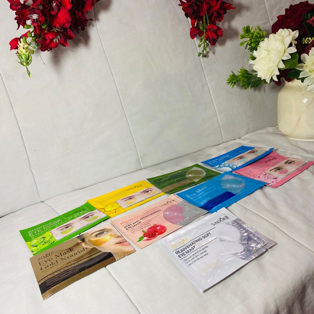 Face, eye and Lip masks