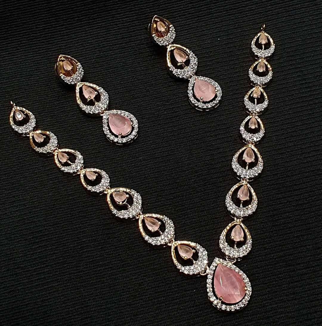 Ladies wedding set Necklace and earrings